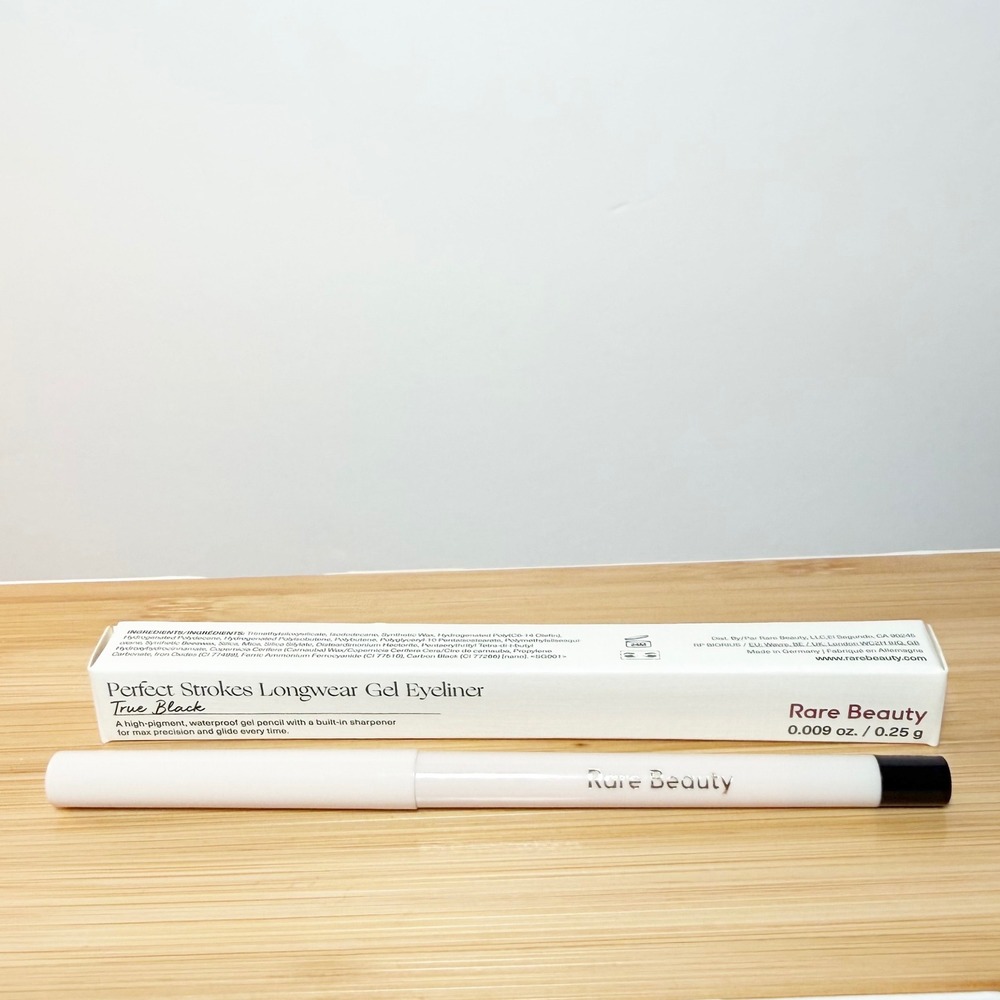 Rare Beauty Perfect Strokes Longwear Gel Eyeliner True Black Waterproof 0.009oz